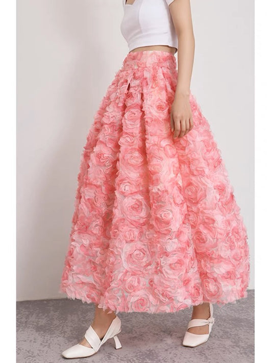 Vivid Flower Skirt